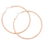 95mm Basic Sparkle Rhinestone Hoop Earrings