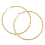 115mm Basic Sparkle Rhinestone Hoop Earrings
