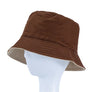 Reversible Outdoor Solid Color Bucket Hat