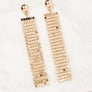 SEQUIN LONG EARRINGS