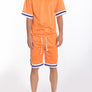 MESH SLEEVE TAPE ATHLETIC TSHIRT