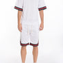 MESH SLEEVE TAPE ATHLETIC TSHIRT