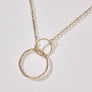 DOUBLE CIRCLE NECKLACE