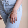 Matte Gold Twist Bangle With Sleek Design