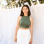 High Neck Racerback Brami Top