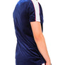VELVET STRIPE TSHIRT