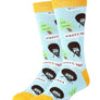 Bob Ross Happy Tree - Men's Crew Funny Socks