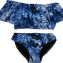 KIDS RUFFLE TWO PIECE BATHING SUIT