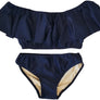 KIDS RUFFLE TWO PIECE BATHING SUIT