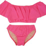KIDS RUFFLE TWO PIECE BATHING SUIT