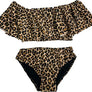 KIDS RUFFLE TWO PIECE BATHING SUIT