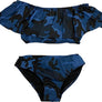 KIDS RUFFLE TWO PIECE BATHING SUIT