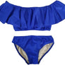 KIDS RUFFLE TWO PIECE BATHING SUIT