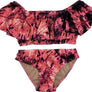 KIDS RUFFLE TWO PIECE BATHING SUIT
