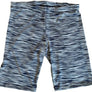 JUNIORS SPACE DYE COTTON BIKER SHORTS