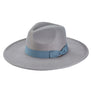 Bow Point Medium Wide Brim Floppy Fedora Hat