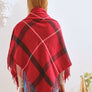 PLAID SQUARE SHAWL SCARF