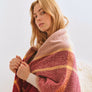 DIANA XL PATTERN CHECKER SCARF