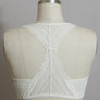 Seamless Front Lace Racerback Bralette