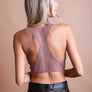 Seamless Front Lace Racerback Bralette