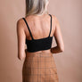Contour Rib Knit Brami Lounge Top