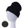 RIBBED GLITTERED BEANIE