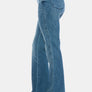 Judy Blue Full Size Tummy Control Cut Hem Flare Jeans