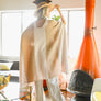Tone On Tone Stripe Bohemian Ruana Wrap