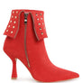 Piccini Stud Embellished Foldover Boots
