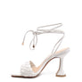 SKORA TIE UP HEELED SANDALS