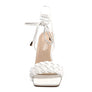 SKORA TIE UP HEELED SANDALS