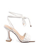 SKORA TIE UP HEELED SANDALS
