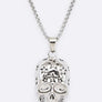 Stainless Steel Skull Pendant Necklace