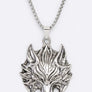 Stainless Steel Wolf Head Pendant Necklace