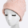Wool Blend Slouchy Fit Cuffed Beanie