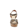 RAG&CO CHYPRE HIGH HEELED BLOCK SANDAL IN TAN