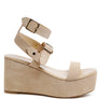 RAG&CO PORTIA LEATHER WEDGE SANDAL