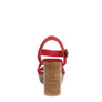 RAG&CO CHOUPETTE SUEDE LEATHER BLOCK HEELED SANDAL