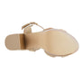 RAG&CO CHOUPETTE SUEDE LEATHER BLOCK HEELED SANDAL