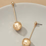 Disco ball drop earrings