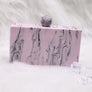 Women Marble Pattern Acrylic Clutch Bag