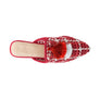 London Rag MARIANA WOVEN FLAT MULES WITH TASSELS