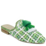 London Rag MARIANA WOVEN FLAT MULES WITH TASSELS