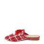 London Rag MARIANA WOVEN FLAT MULES WITH TASSELS