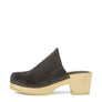 RAG & CO DARCIE TAUPE SUEDE CLOGS