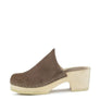 RAG & CO DARCIE TAUPE SUEDE CLOGS