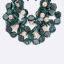 Resin Flower Statement Layer Necklace Set