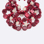 Resin Flower Statement Layer Necklace Set