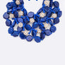 Resin Flower Statement Layer Necklace Set