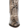 Cornus Snake Print Ankle Boots